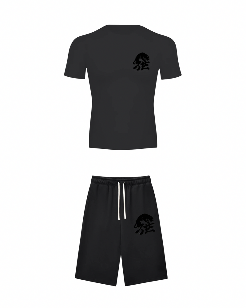 Performance Short Sleeve T-Shirt & Relaxed Drawstring 3/4 Sweatpants