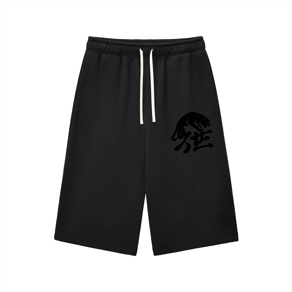 Relaxed Drawstring 3/4 Sweatpants