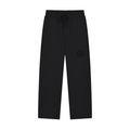 Solid Color Straight-Leg Sweatpants